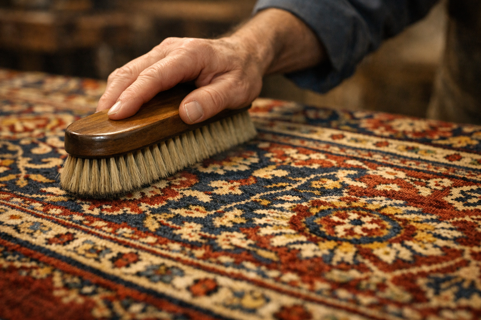 Finish – Oberfläche ausgleichen und Flor aufrichten