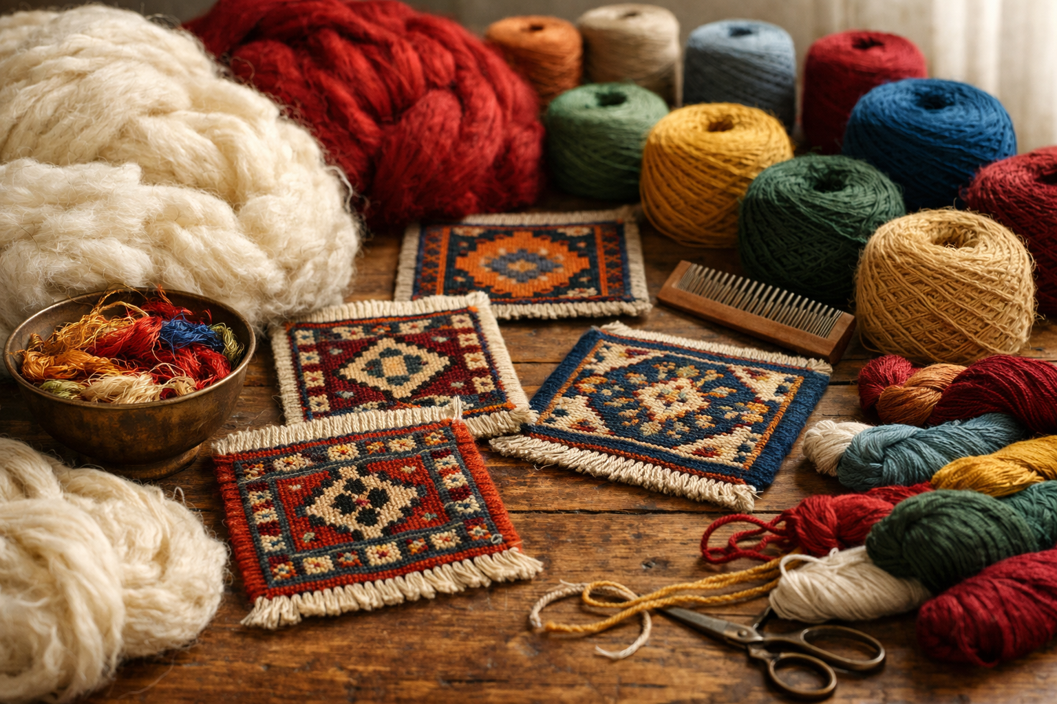 Detailansicht Orientteppich – Muster und Qualität