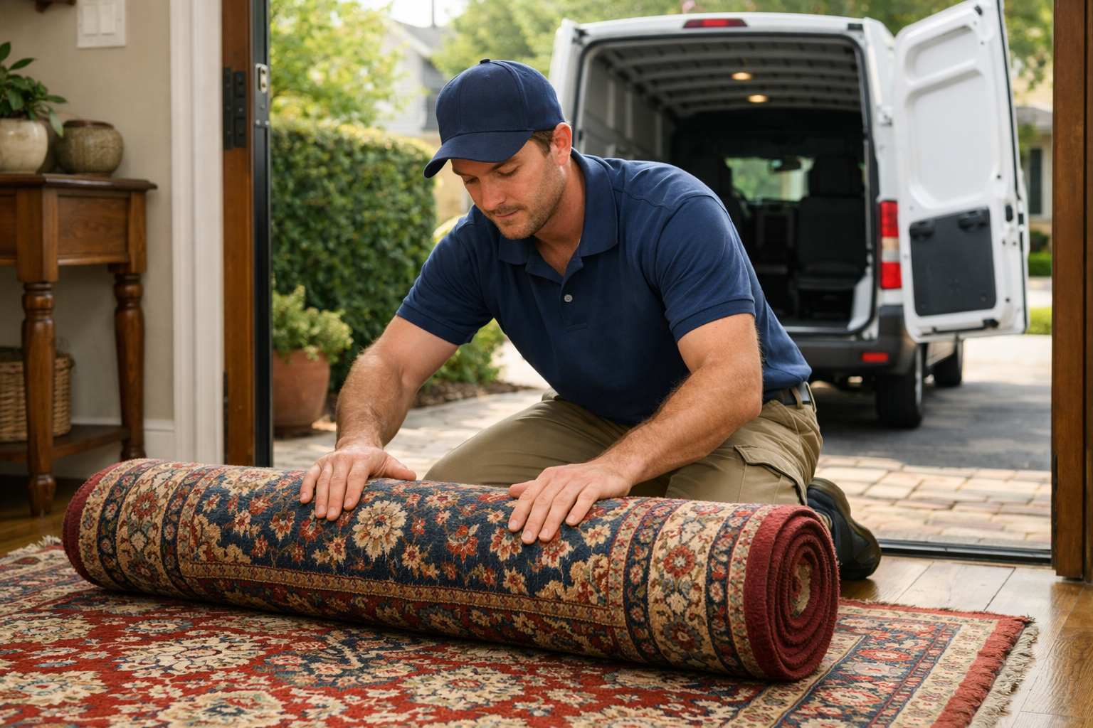 Abholung Teppichwäsche – Orientteppiche in Essen & Umgebung