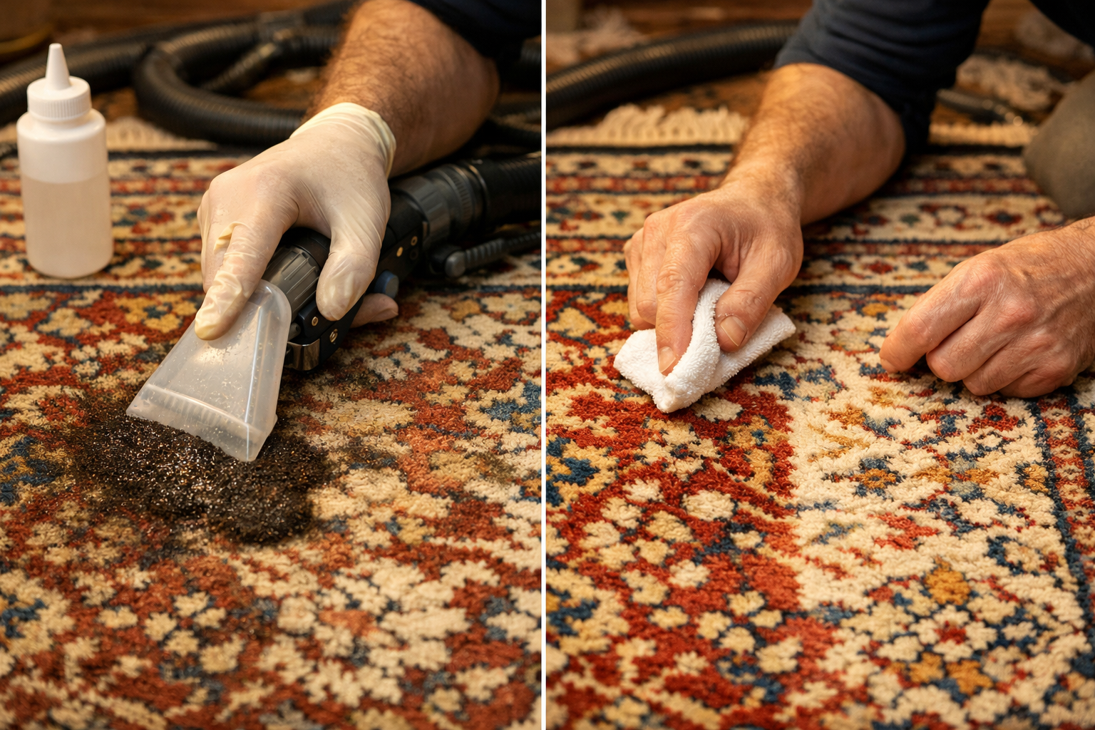 Fleckenbehandlung – Teppichreinigung für Orientteppiche