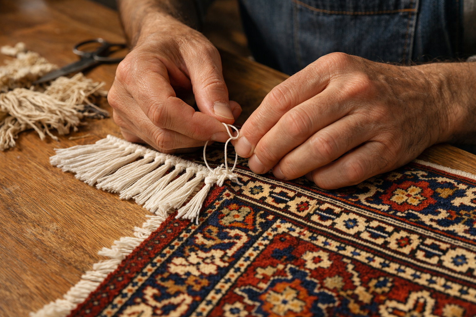 Fransen reparieren – Orientteppich Reparatur in Essen & Umgebung